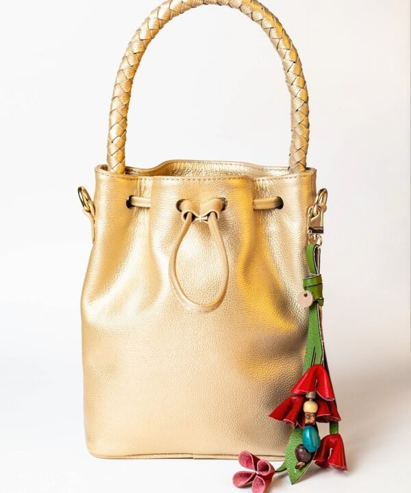Bolso Bucket Jacinta Dorado