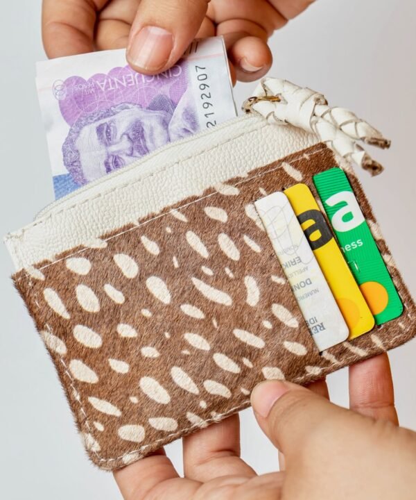 Monedero Aurora Blanco Hueso