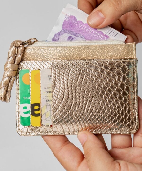 Monedero aurora Dorado