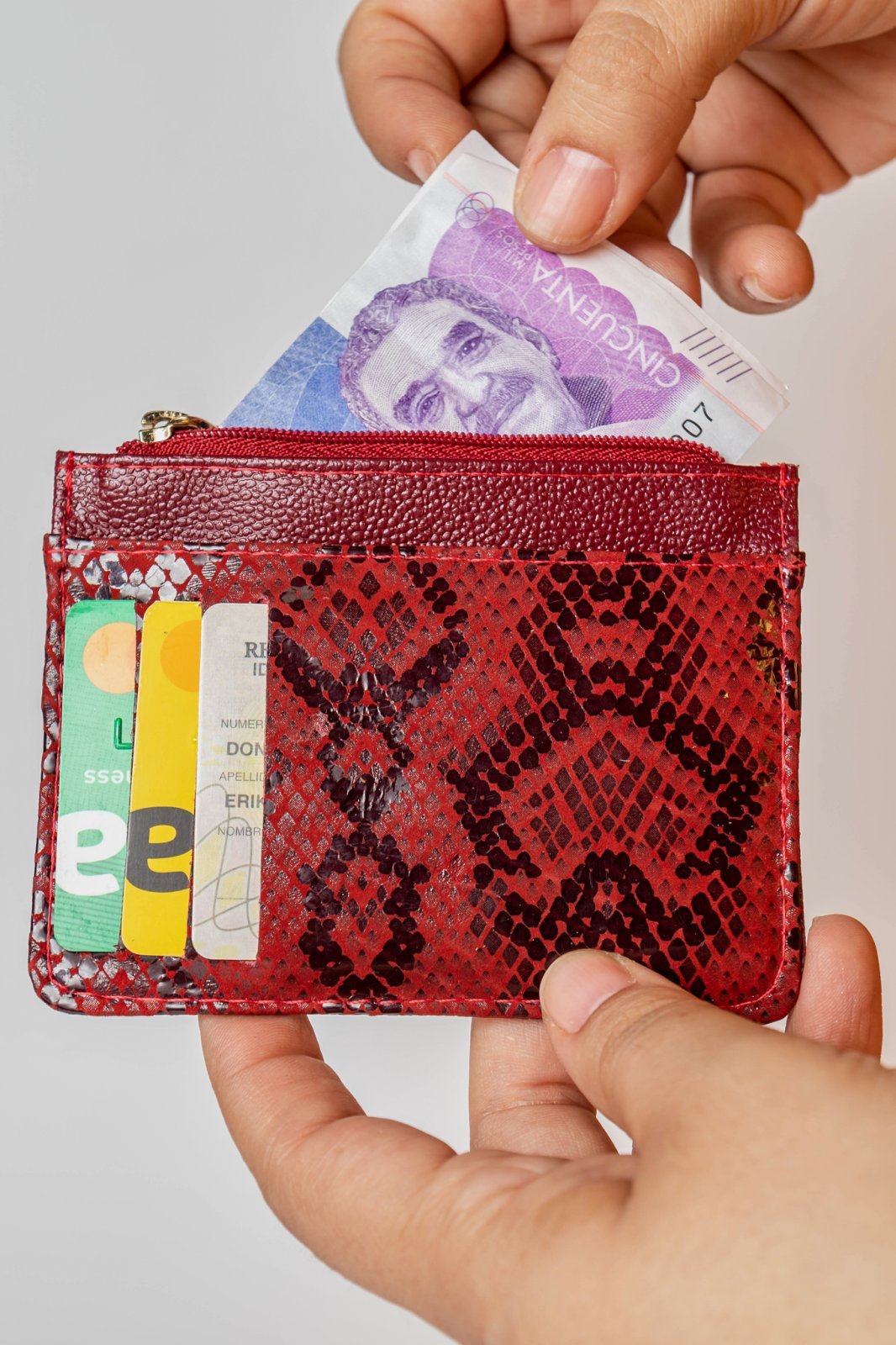 Monedero Aurora Rojo